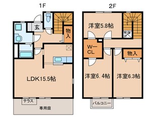 サン・コ－トＧの物件間取画像